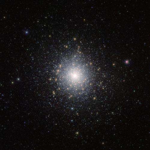 A jumble of exotic stars: New vista snap of star cluster 47 Tucanae