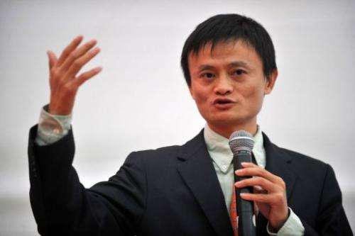 Alibaba.com founder Jack Ma is shown in Lima, in 2008