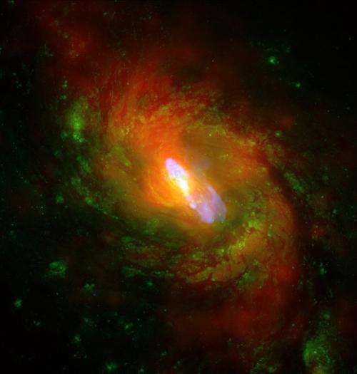 A link between black holes and new stars