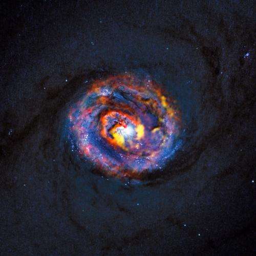 ALMA probes mysteries of jets from giant black holes
