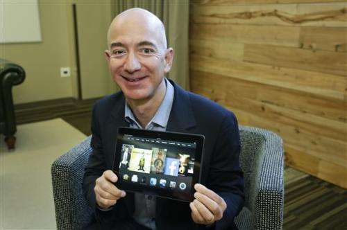 Amazon unveils Kindle Fire HDX with 24/7 live help