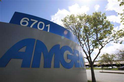 Amgen 1Q profit up 21 pct. on lower taxes