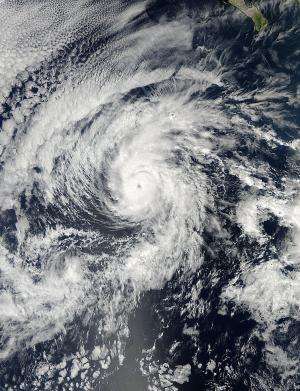 An eye-opener: NASA sees Hurricane Raymond reborn for a brief time