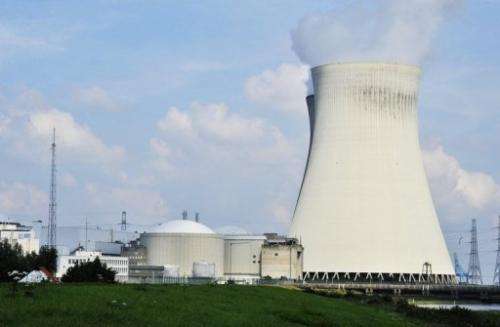 A nuclear plant in Doel, north of Antwerp, Belgium, is pictured on August 9, 2012