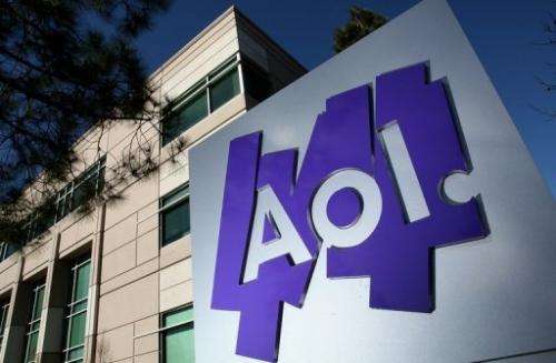 AOL said profits in the fourth quarter jumped 57 percent from a year earlier to $35.7 million