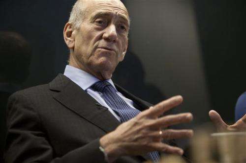 AP Interview: Israel's Olmert begins tech venture