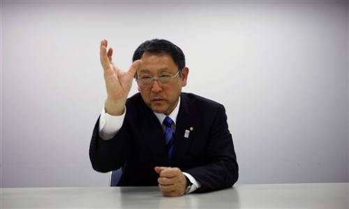 AP Interview: Toyota chief stresses safe growth