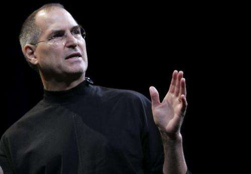 Apple CEO Steve Jobs is pictured in San Francisco on January 10, 2006