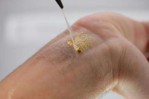 Research team develops tattoo-like skin thermometer patch