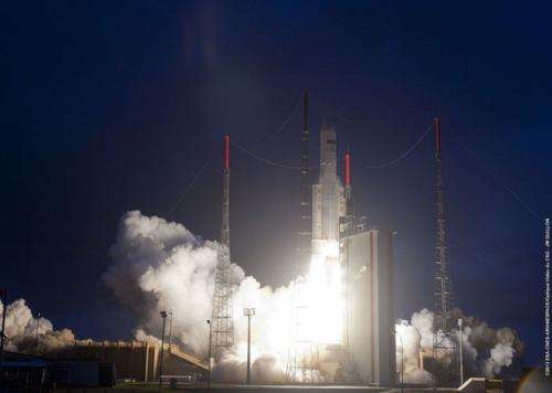 Ariane 5’s first liftoff of 2013