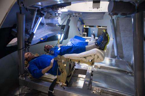 Astronauts practice launching in NASA's new Orion spacecraft