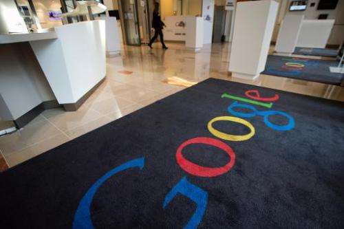 A view of the Google cultural hub in Paris on December 10, 2013