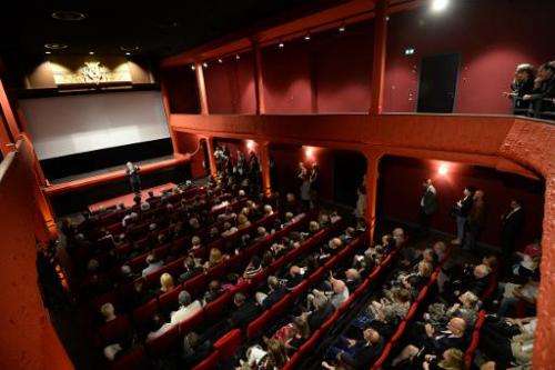 A view of the world's oldest cinema theater &quot;L'Eden&quot; on October 9, 2013 in La Ciotat, southern France