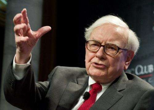 Billionaire Warren Buffett is pictured June 5, 2012