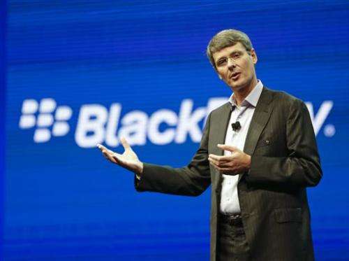 BlackBerry abandons sale process, CEO out
