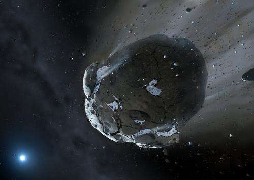 Watery asteroid discovered in dying star points to habitable exoplanets