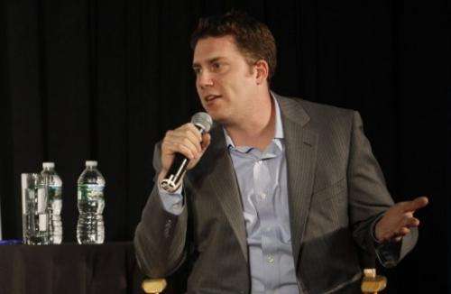 BuzzFeed editor-in-chief Ben Smith is pictured on May 3, 2012, in New York City