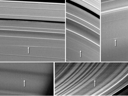 Cassini observes meteors colliding with Saturn's rings