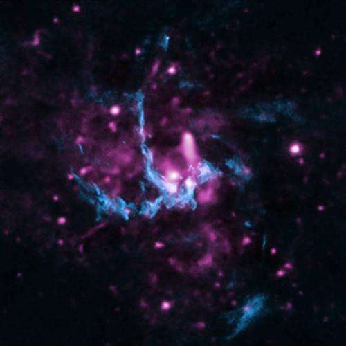Chandra helps confirm evidence of jet in Milky Way's black hole