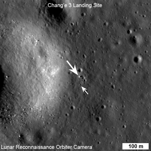 China’s lunar lander spotted by orbiting spacecraft