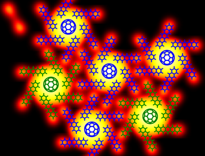 Chiral 'Pinwheels' self-assembled from C60 and pentacene