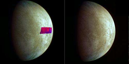 Clay-like minerals found on icy crust of Europa
