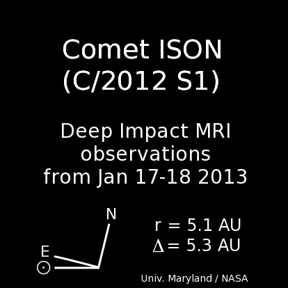 Comet debuting in new Deep Impact movie expected to star this winter