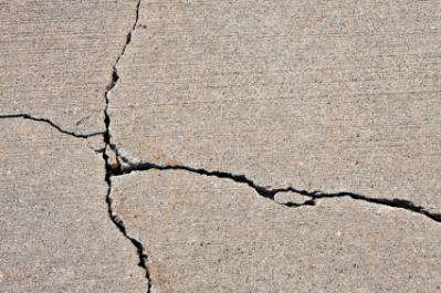 Concrete which can heal its own cracks