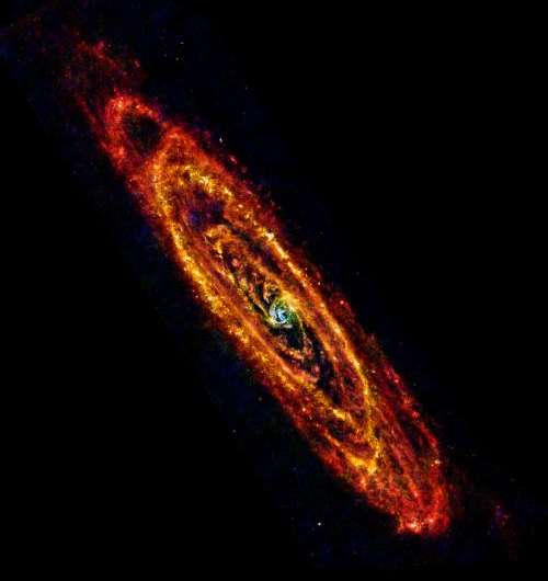 Cool, new views of Andromeda galaxy