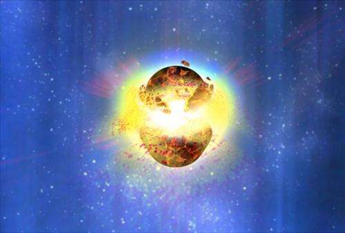Did an 8th century gamma ray burst irradiate the Earth?