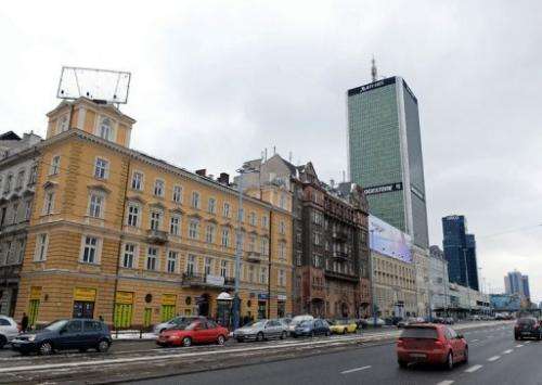 Downtown Warsaw is pictured on March 22, 2013