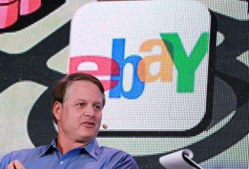 eBay CEO John Donahoe speaks on October 17, 2011 in San Francisco