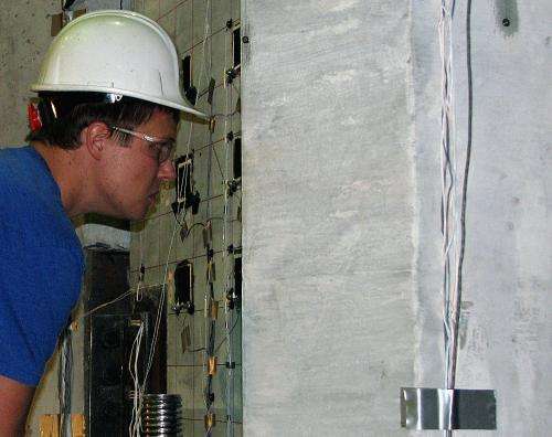 Engineers design, test taller, high-strength concrete towers for wind turbines