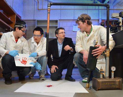 Engineer working to put more science behind bloodstain pattern analysis