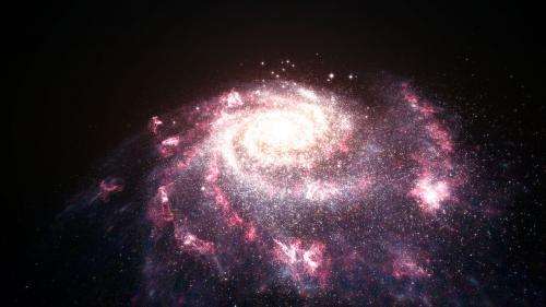 Entire galaxies feel the heat from newborn stars