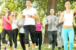 Exercising with others helps college students reduce stress