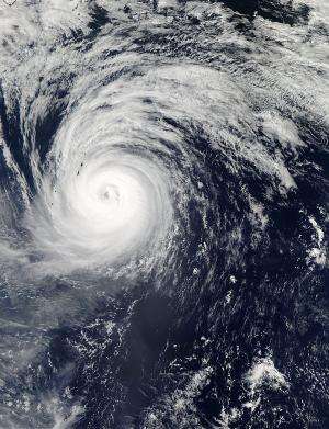 Extra-Tropical Storm Lekima weakens in Northern Pacific