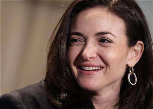 Facebook exec's new book urges women to 'lean in'