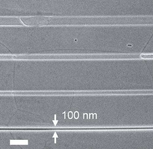 Fine patterns that combine single-atom-thick graphene, boron nitride point toward 2-D electronic devices