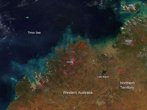 Fires in Western Australia