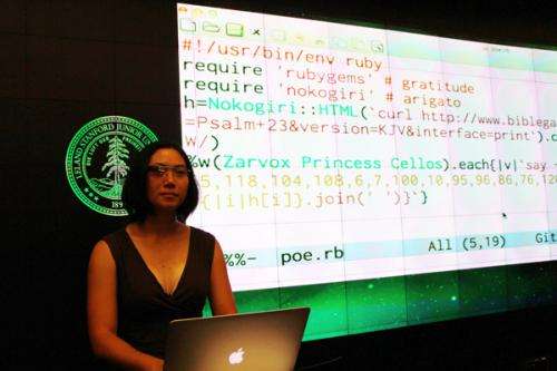 First Stanford code poetry slam reveals the literary side of computer code