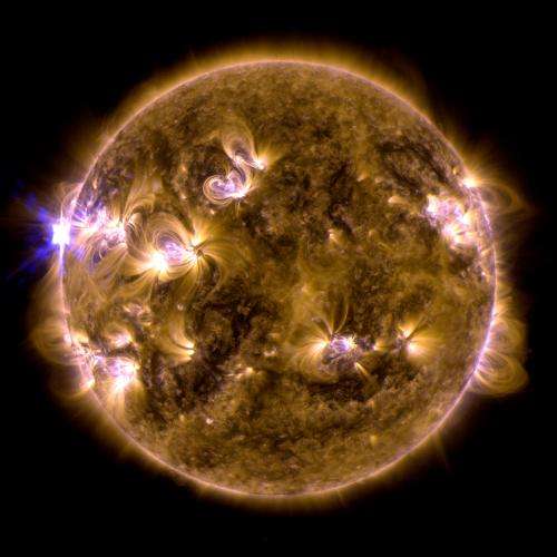 First X-class solar flare of 2013