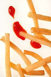 French fries' oil content: it's lower with infrared heat
