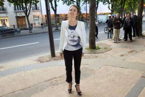 French Minister for Culture and Communication Aurelie Filippetti in Paris on June 3, 2013