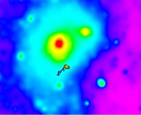 Galaxy in its death throes may hold clues to birth of dwarf systems