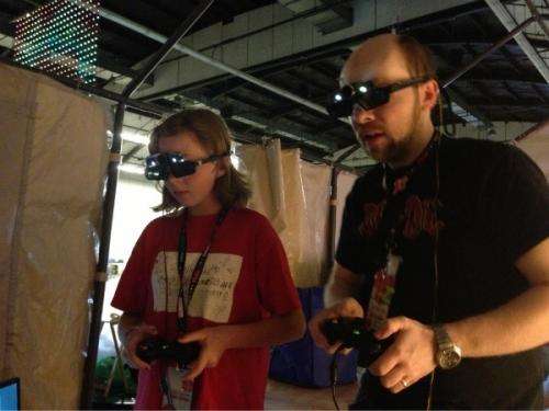 Game system castAR debuts at Maker Faire