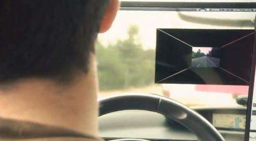 University team has AR See-Through System for safe driving