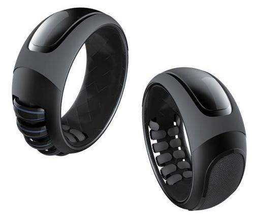 Ring and bracelet system designed to help the hearing-impaired
