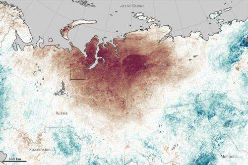 Heat intensifies Siberian wildfires