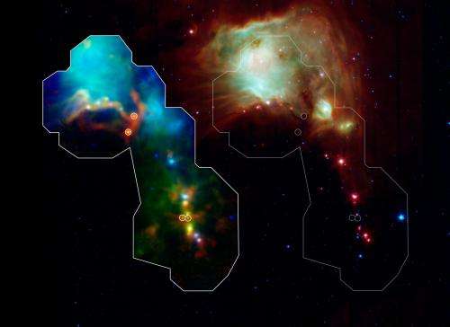 Herschel discovers some of the youngest stars ever seen